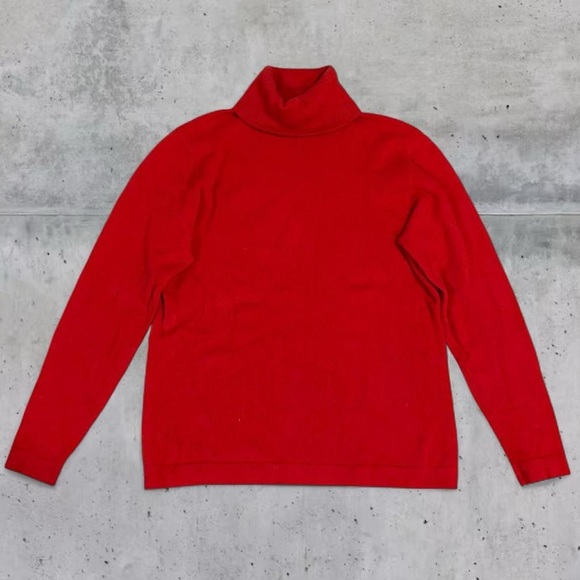 Vintage Bloomingdales Sutton Studio Cashmere Turtleneck Sweater - Picture 1 of 5